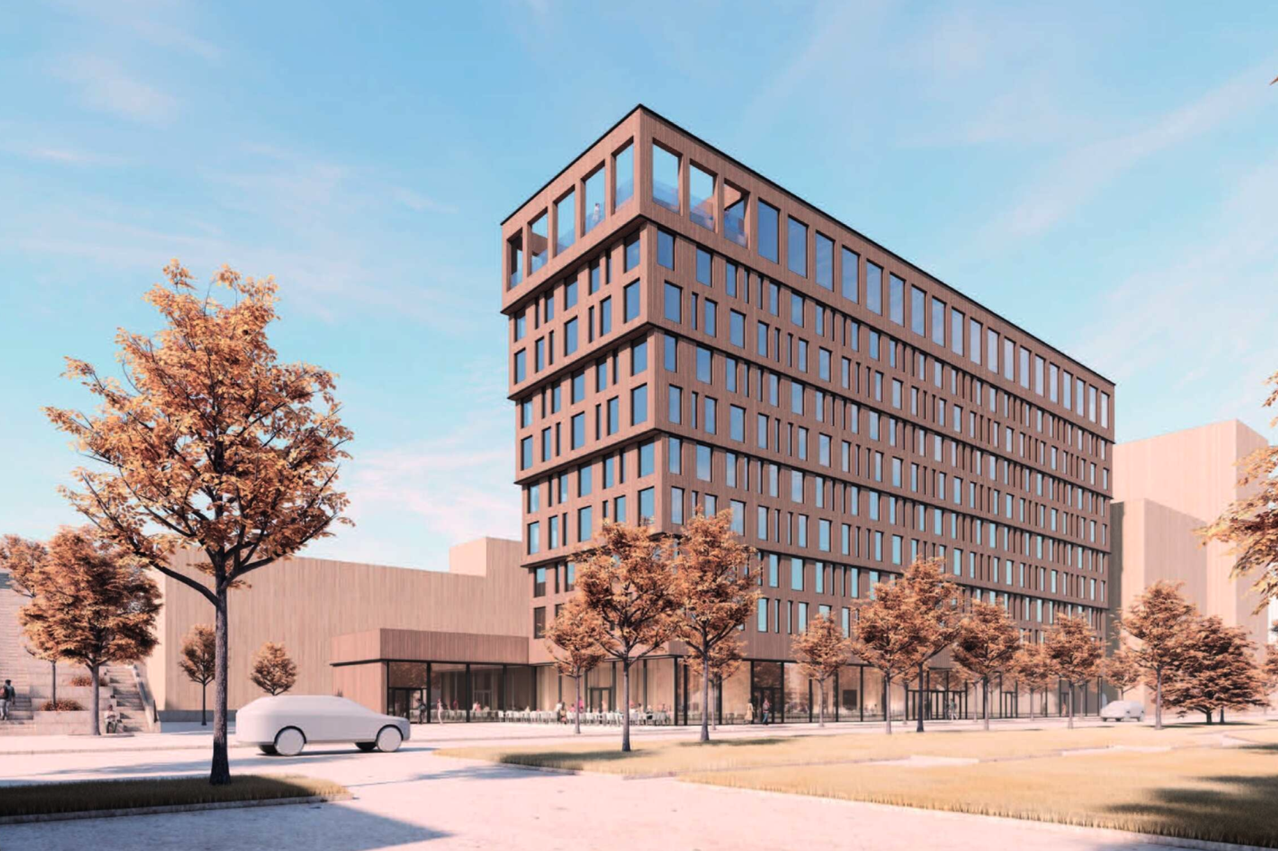 Illustration av Trähotellet