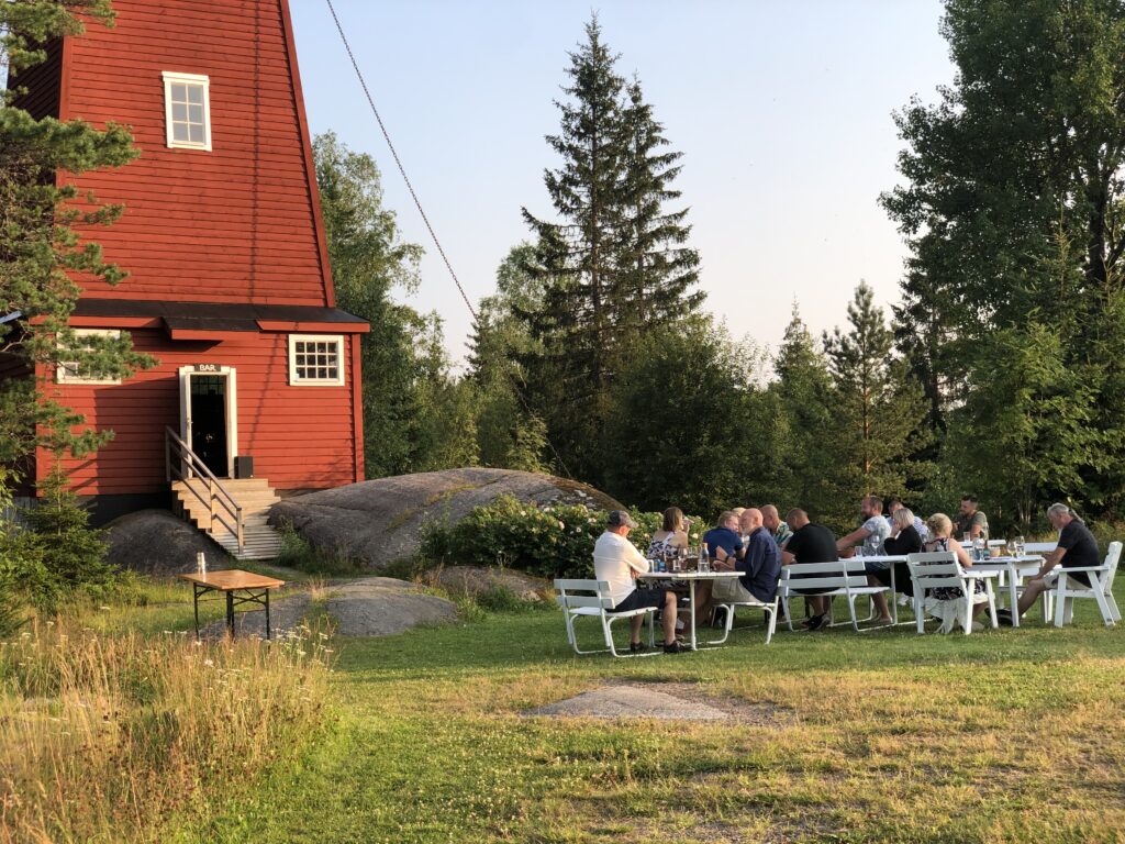 Restaurant at the foot of the tower