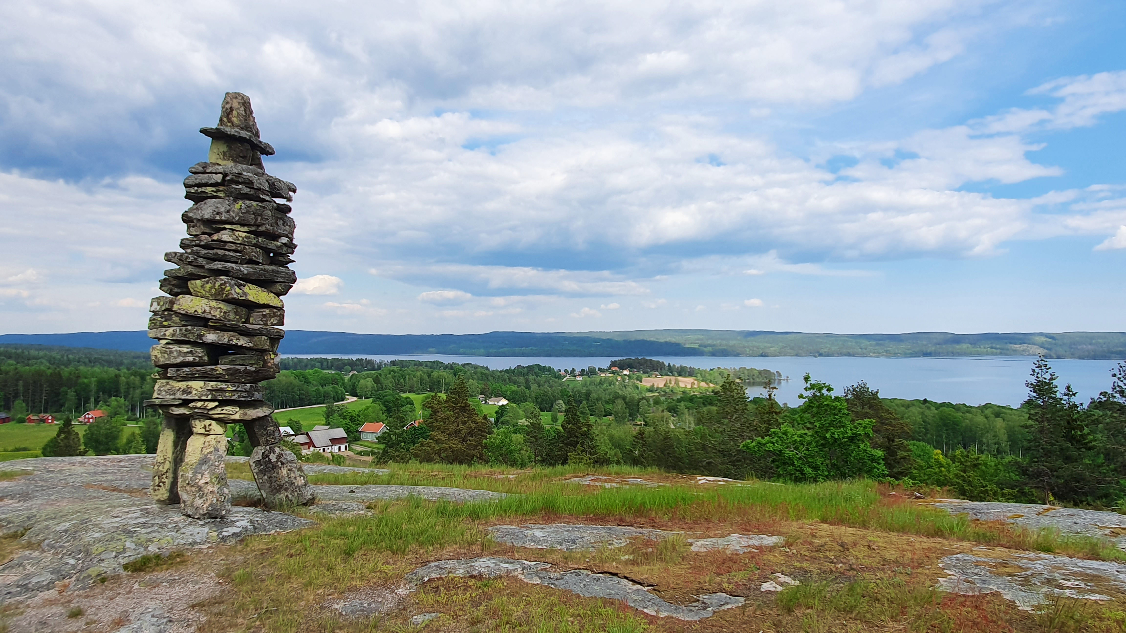 Stenformation på en höjd